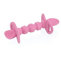 COLHER DE SILICONE COM TRAVAS DE SEGURANA ROSA - NBY