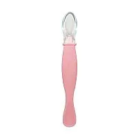 COLHER DE SILICONE PONTA DUPLA ROSA - CLINGO