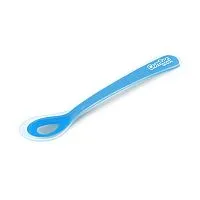 COLHER DE SILICONE SOFT BABY AZUL - COMTAC KIDS