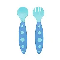 COLHER E GARFO AZUL - CLINGO