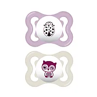 CONJUNTO 2 CHUPETAS SUPREME GIRLS 0-6M - MAM