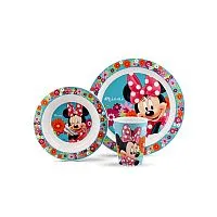 CONJUNTO DE ALIMENTAO 3 PEAS MINNIE - LILLO