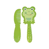 CONJUNTO DE PENTE E ESCOVA HAPPY ZOO SAPO - KITSTAR