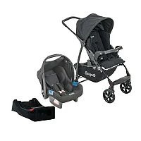 CONJUNTO ECCO PRETO + CADEIRA TOURING EVOLUTION SE PRETO + BASE - BURIGOTTO