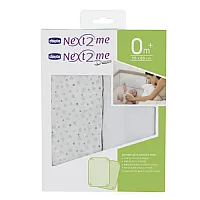 KIT DE LENOL COM ELSTICO PARA BERO NEXT2ME 2 PEAS LIGHT BLUE - CHICCO