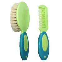 CONJUNTO PENTE E ESCOVA DE CERDAS NATURAIS - IBIMBOO