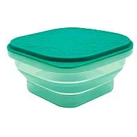 CONTEINER DOBRVEL EM SILICONE VERDE 400ML - MARCUS & MARCUS