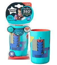 COPO 360 ANTIVAZAMENTO 250ML AZUL TURQUESA - TOMMEE TIPPEE
