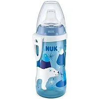 COPO ACTIVE CUP COM BICO DE SILICONE 300ML AZUL - NUK