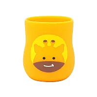 COPO ANATMICO EM SILICONE 120ML GIRAFA LOLA - MARCUS & MARCUS