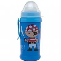 COPO CLIP COM BICO DE SILICONO FUNNY 360ML PIRATA - GIROTONDO BABY