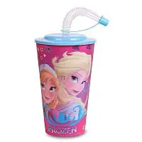 COPO COM CANUDO FROZEN (LENTICULADO) - BABY GO