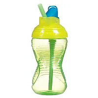 COPO COM CANUDO MIGHTY GRIP 296ML  VERDE COM AMARELO - MUNCHKIN