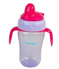 COPO DE TREINAMENTO 270ML COM ALA LILS E ROSA - GIROTONDO