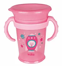 COPO DE TREINAMENTO 360 COM ALA REMOVVEL 12M+ ROSA - BUBA