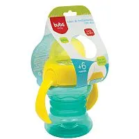 COPO DE TREINAMENTO COM ALA AZUL 200ML - BUBA