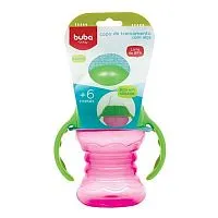 COPO DE TREINAMENTO COM ALA ROSA 200ML - BUBA