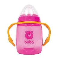 COPO DE TREINAMENTO COM ALA ROSA 250ML - BUBA