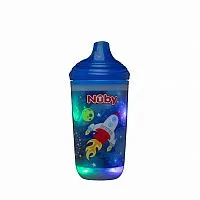 COPO TRMICO PISCA-PISCA COM BICO RGIDO 300 ML AZUL - NBY