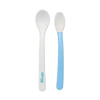 DUAS COLHERES INFANTIS AZUL - CLINGO