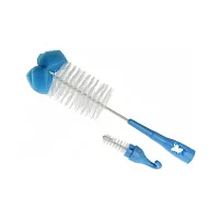 ESCOVA PARA MAMADEIRA E BICO COM ESPONJA AZUL - KITSTAR