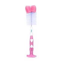 ESCOVA PARA MAMADEIRAS E BICOS ROSA - COMTAC KIDS