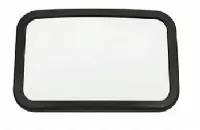 ESPELHO RETROVISOR GRANDE PARA BANCO TRASEIRO PRETO - KABABY