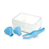 ESTERELIZADOR DE MAMADEIRA A VAPOR PEAS AZUL - ADOLETA BEB