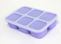 FORMINHAS C/ TAMPA 100% SILICONE PARA CONGELAR PAPINHAS BALEIA LILS - MARCUS & MARCUS