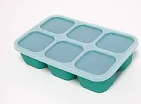 FORMINHAS C/ TAMPA 100% SILICONE PARA CONGELAR PAPINHAS OLLIE O ELEFANTE VERDE - MARCUS & MARCUS