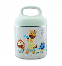 GARRAFA POTE TRMICO COM ALA 300 ML JUNGLE VERDE - MARCUS & MARCUS
