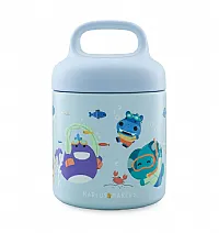 GARRAFA POTE TRMICO COM ALA 300 ML SEALIFE AZUL - MARCUS & MARCUS