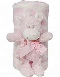 GIRAFINHA PRINT COM MANTINHA ROSA - BUBA