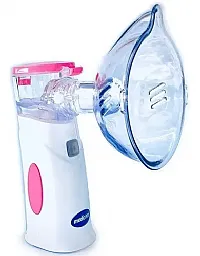 NEBULIZADOR E INALADOR AIR MESH COLORS COM BATERIA RECARREGVEL MD4600 ROSA -  MEDICATE