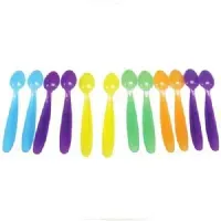 KIT 12 COLHERES COLORIDAS TAKE & TOSS 4M+ - FIRST YEARS 