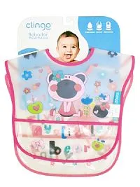 KIT 2 BABADORES IMPERMEVEL ROSA - CLINGO