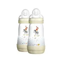 KIT 2 MAMADEIRAS EASY START ANTICLICA 260ML  MARFIM - MAM