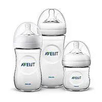 KIT 3 MAMADEIRA PTALA 125ML + 260ML + 330ML ANTI-CLICA - AVENT