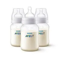KIT 3 MAMADEIRAS ANTI-CLICA 260ML - AVENT