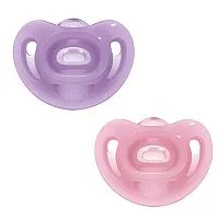 KIT CHUPETA 0-6M SENSITIVE ROSA E LILS - NUK