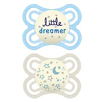 KIT CHUPETA PERFECT NIGHT 0-6 MESES - MAM