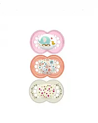 KIT CHUPETAS ORIGINAL DAY E NIGHT GIRLS - MAM