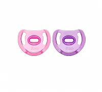 KIT CHUPETAS SOFT COMFORT 0-6M LILS E ROSA 100% SILICONE - LILLO