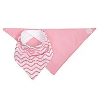 KIT COM 2 BABADORES BANDANA ROSA - BUBA