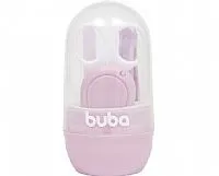 KIT CUIDADOS BABY COM ESTOJO ROSA- BUBA