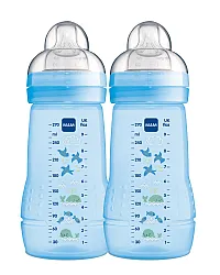 KIT DOUBLE PACK FASHION BOTTLE BOYS 270ML - MAM