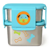 KIT LANCHE (2 POTES) AO INOX ZOO CACHORRO - SKIP HOP