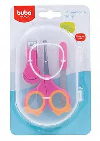 KIT MANICURE BABY ROSA - BUBA
