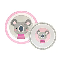 KIT PRATO E TIGELA INFANTIL COALA - CLINGO