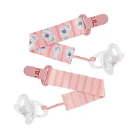 KIT PRENDEDOR DE CHUPETA COALA ROSA - BUBA
